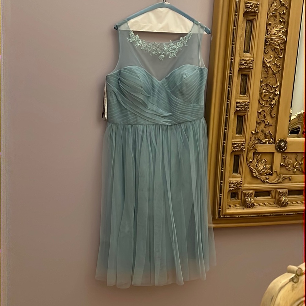 Jenny Yoo for BHLDN bridesmaid dress 14 sea foam green